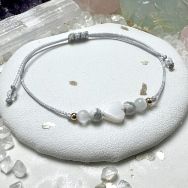Bransoletka Cichego Blasku z selenitu