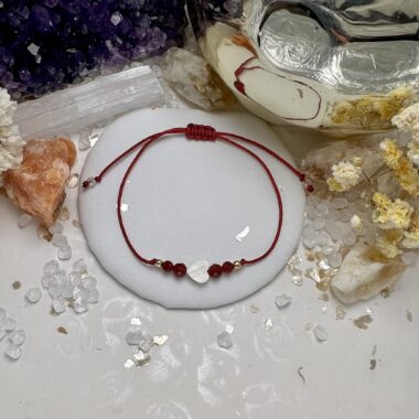 Bransoletka Ognia i Działania z karneolu