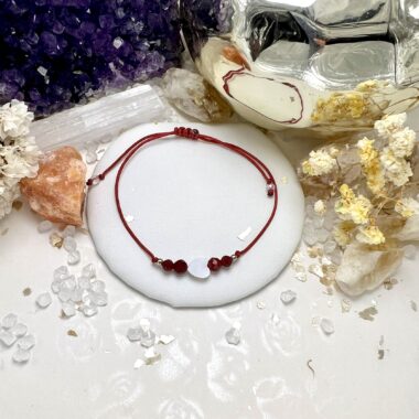 Bransoletka Ognia i Działania z karneolu