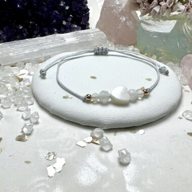 Bransoletka Księżycowego Światła z kamienia księżycowego