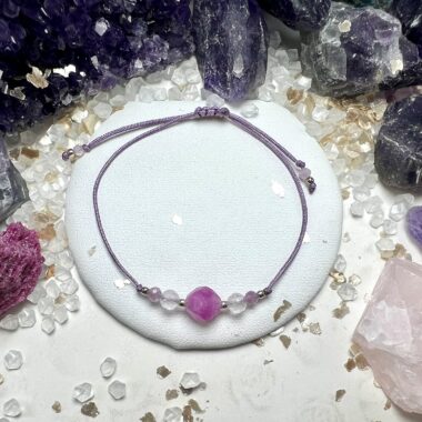 Bransoletka Różowego Światła z turmalinu różowego