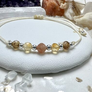 Bransoletka Słonecznej Pomyślności z Cytrynu