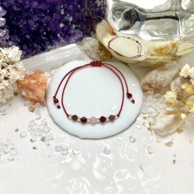 Bransoletka Ognia Inspiracji z Awenturynu brzoskwiniowego