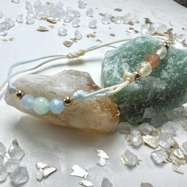 Bransoletka Światła i Harmonii z Kamienia Słonecznego