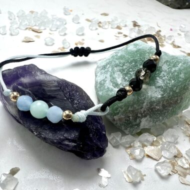 Bransoletka Harmonii i Ochrony z Kwarcu Dymnego