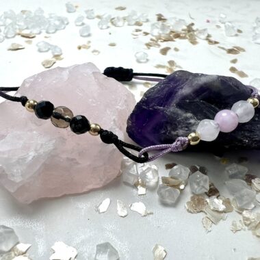 Bransoletka Ochrony i Miłości z Kunzytu