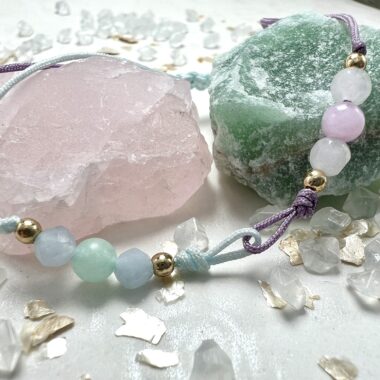 Zbliżenie bransoletki Równowagi Serca i Duszy.