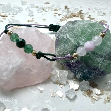 Bransoletka Miłości i Dobrobytu z Kunzytu