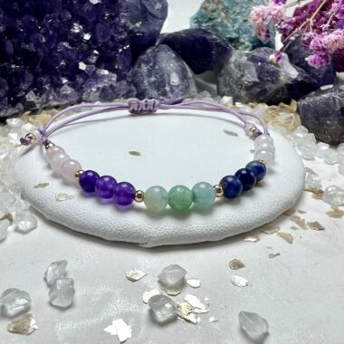 Bransoletka Harmonii i Odnowy z Ametystu