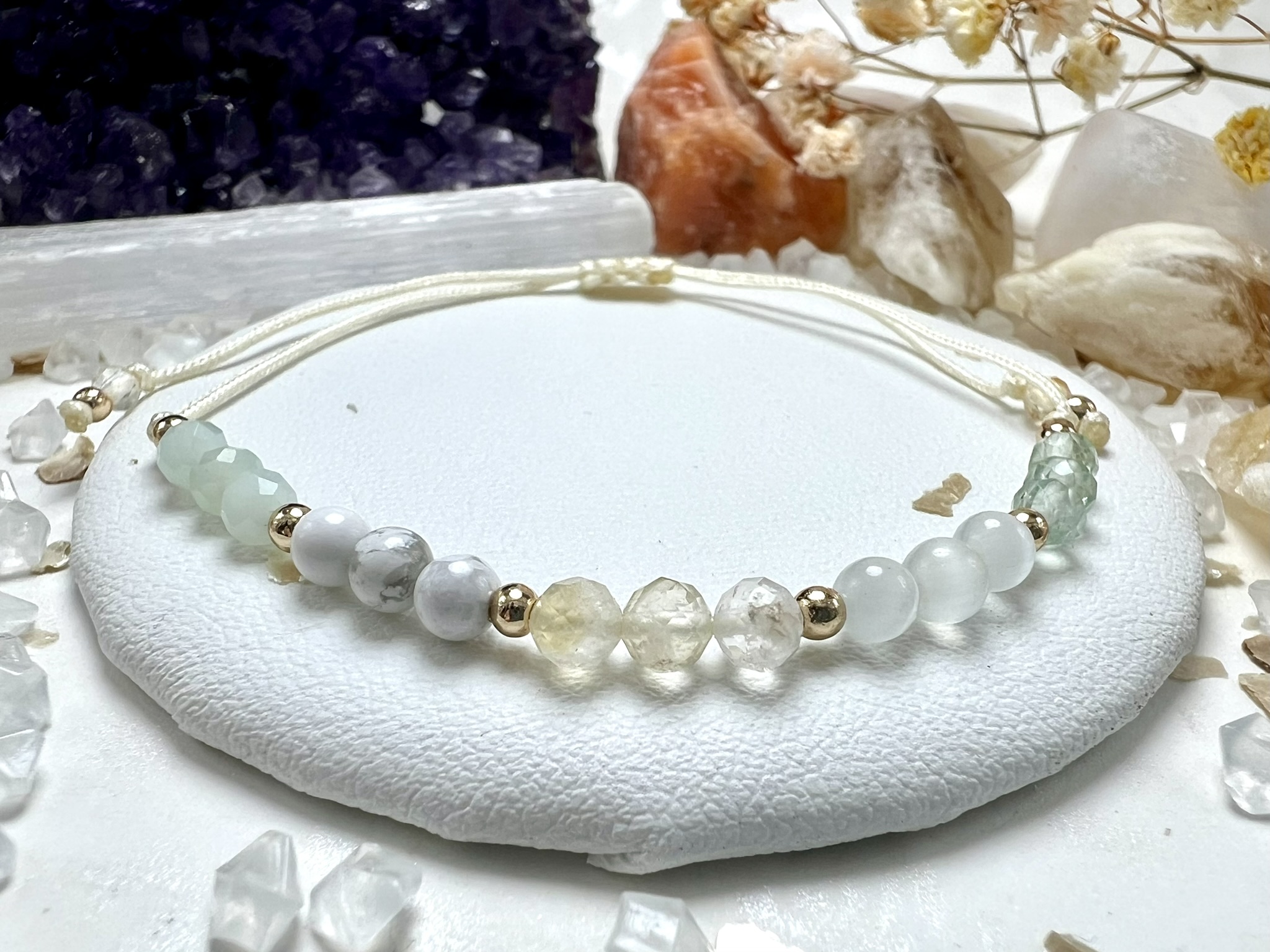 Bransoletka Światła i Uzdrowienia z Akwamarynu