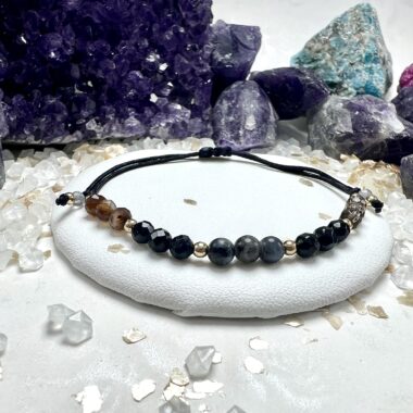 Bransoletka Mocy i Ochrony z Obsydianu