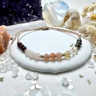 Bransoletka Złotego Dobrobytu z Pirytu