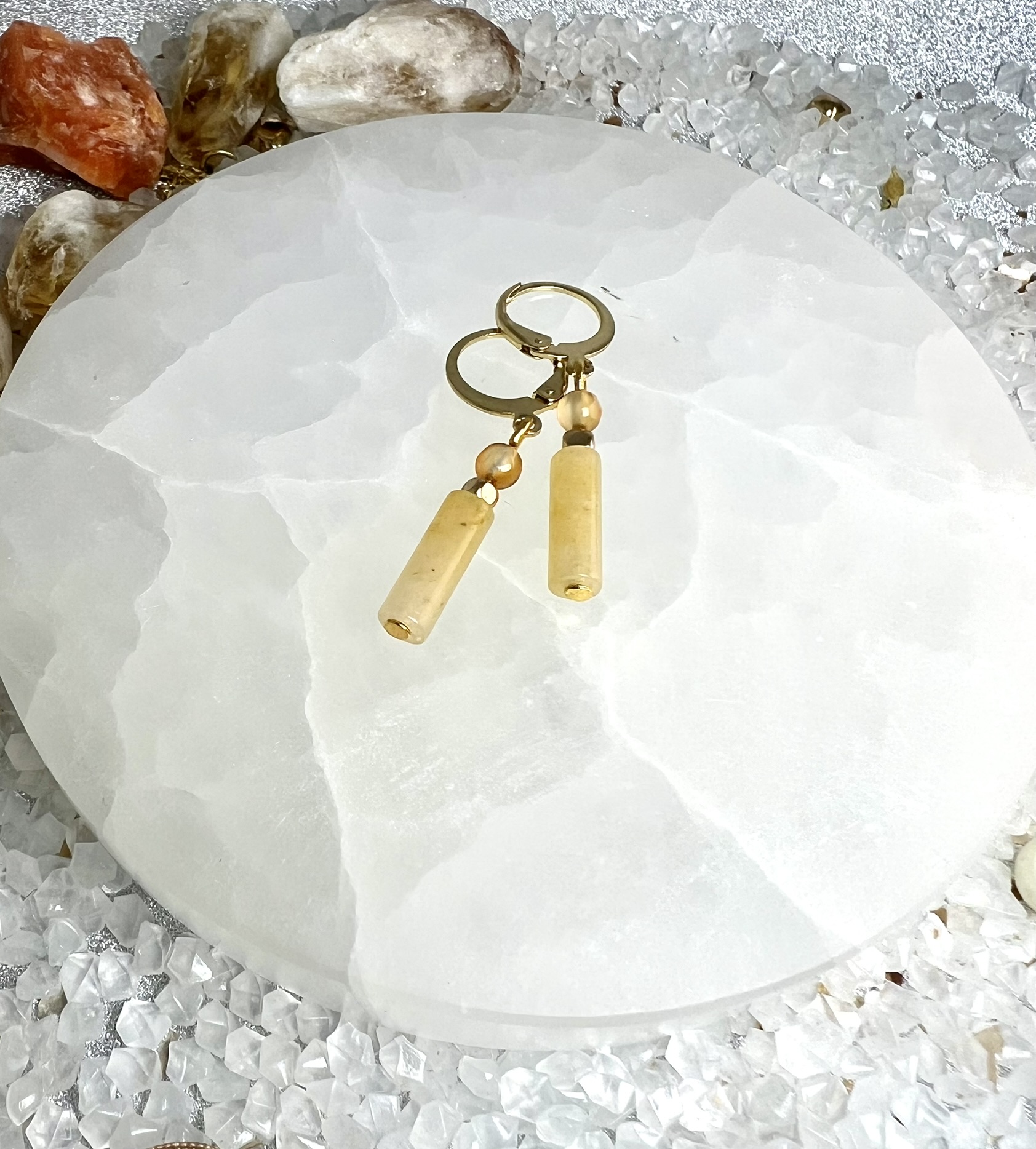 Zestaw „Płomień Obfitości” – Bransoletka + Kolczyki - obrazek 4